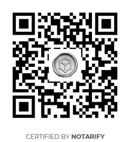 QR Code certificazione Notarify