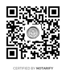 QR Code certificazione Notarify