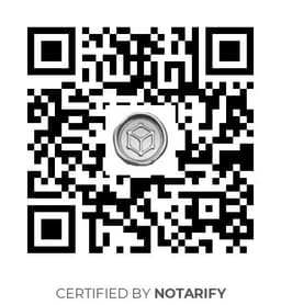 QR Code certificazione Notarify