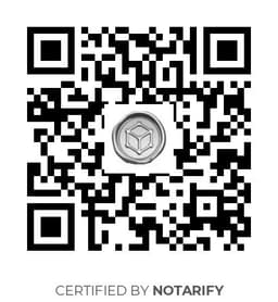 QR Code certificazione Notarify