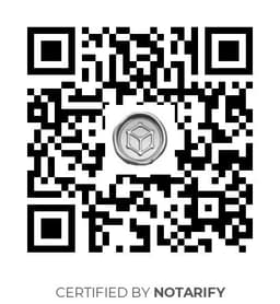 QR Code certificazione Notarify