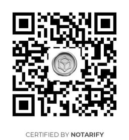QR Code certificazione Notarify