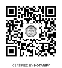 QR Code certificazione Notarify