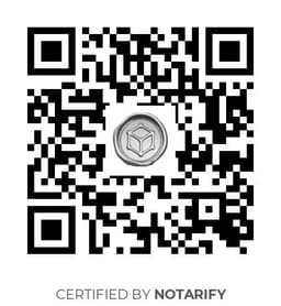 QR Code certificazione Notarify