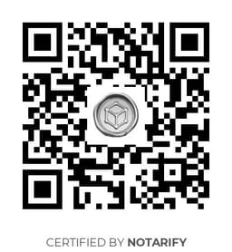 QR Code certificazione Notarify