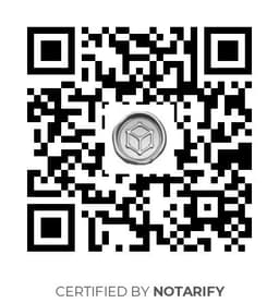 QR Code certificazione Notarify