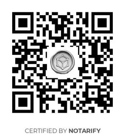 QR Code certificazione Notarify