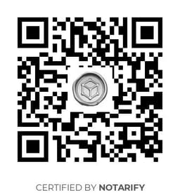 QR Code certificazione Notarify