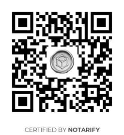 QR Code certificazione Notarify