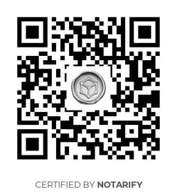 QR Code certificazione Notarify