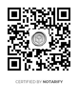 QR Code certificazione Notarify