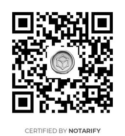 QR Code certificazione Notarify