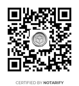 QR Code certificazione Notarify
