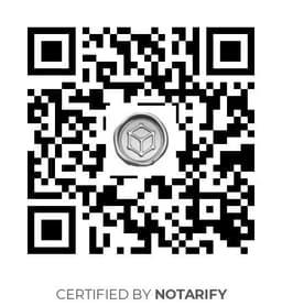 QR Code certificazione Notarify