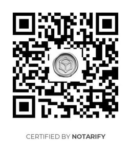 QR Code certificazione Notarify