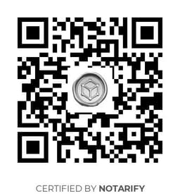 QR Code certificazione Notarify