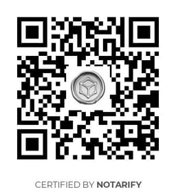 QR Code certificazione Notarify