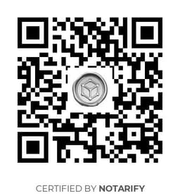 QR Code certificazione Notarify