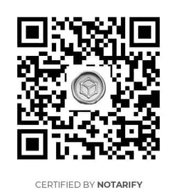 QR Code certificazione Notarify