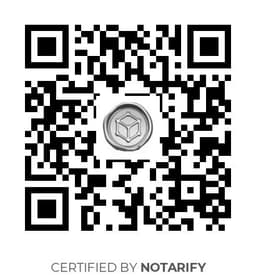 QR Code certificazione Notarify