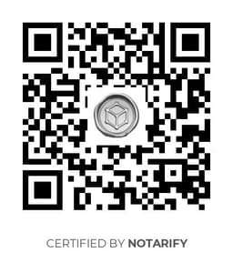QR Code certificazione Notarify