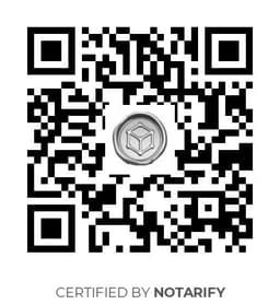 QR Code certificazione Notarify