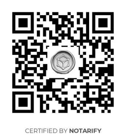 QR Code certificazione Notarify