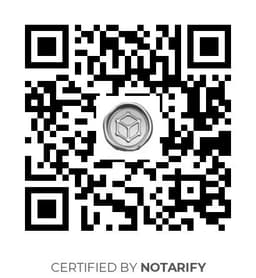 QR Code certificazione Notarify