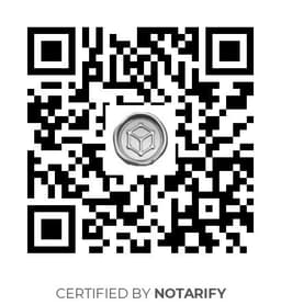 QR Code certificazione Notarify