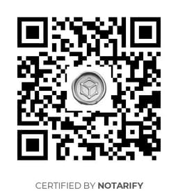 QR Code certificazione Notarify