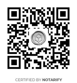 QR Code certificazione Notarify