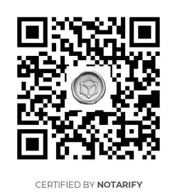 QR Code certificazione Notarify