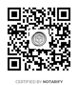 QR Code certificazione Notarify