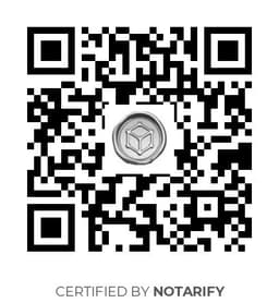 QR Code certificazione Notarify