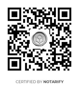QR Code certificazione Notarify
