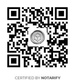 QR Code certificazione Notarify