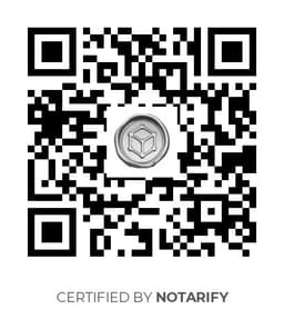QR Code certificazione Notarify