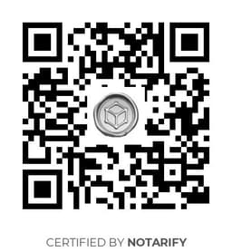 QR Code certificazione Notarify