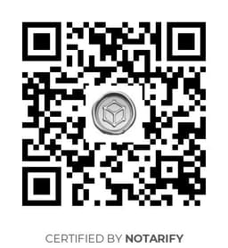 QR Code certificazione Notarify
