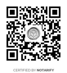 QR Code certificazione Notarify