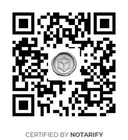 QR Code certificazione Notarify