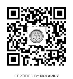 QR Code certificazione Notarify