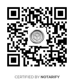 QR Code certificazione Notarify