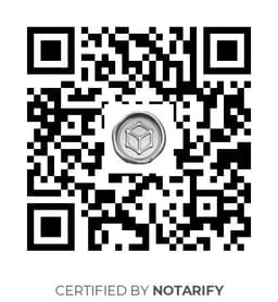 QR Code certificazione Notarify