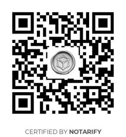 QR Code certificazione Notarify
