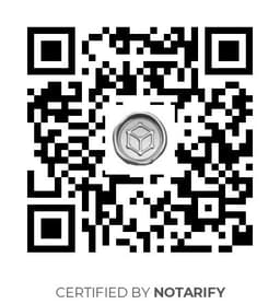 QR Code certificazione Notarify