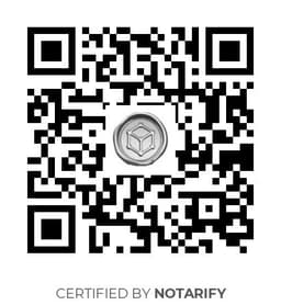 QR Code certificazione Notarify