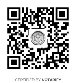 QR Code certificazione Notarify