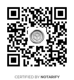 QR Code certificazione Notarify