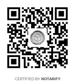 QR Code certificazione Notarify